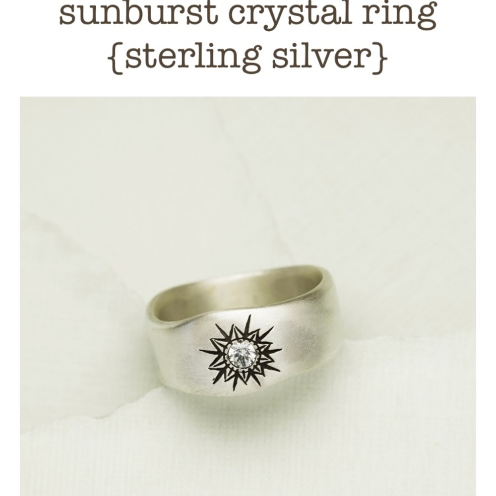 Lisa Leonard Design sterling silver sunburst ring